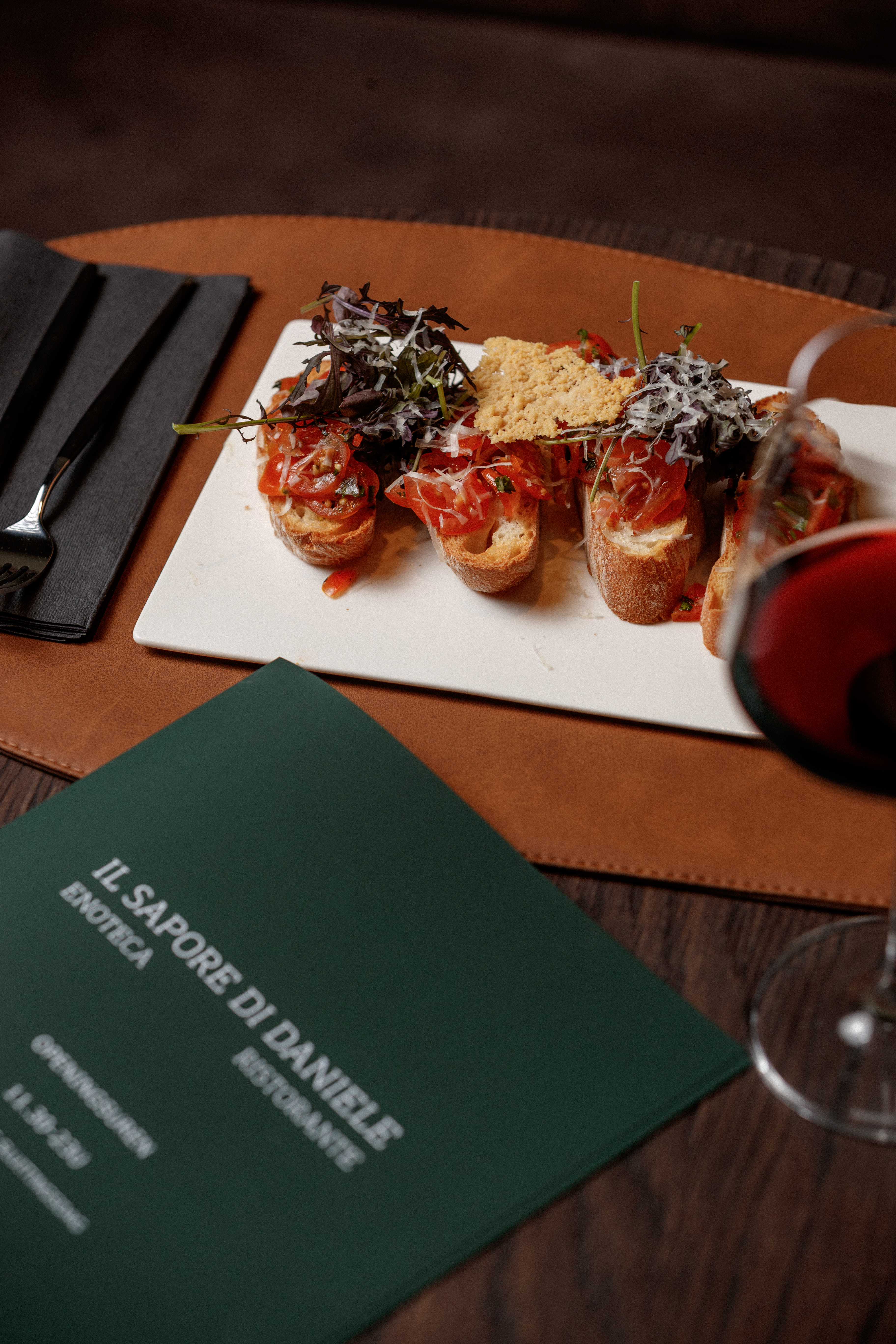 Interieur detail van Il Sapore di Daniele